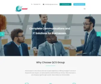 QCSgroup.com.au(Communications & Managed IT Services) Screenshot