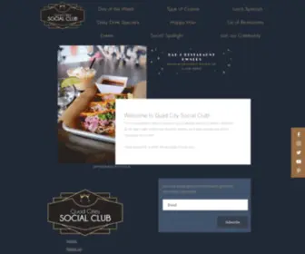 Qcsocialclub.com(Quad Cities Social Club) Screenshot