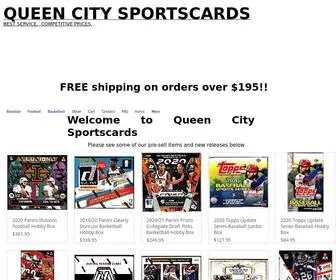 QCsportscards.net(Queen City Sportscards/baseball cards/Charlotte) Screenshot