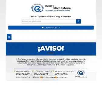 QCtcomputers.com(QCT Computers) Screenshot