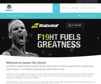 Qctennisshop.com(Queen City Tennis Shop) Screenshot