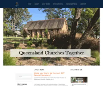 QCT.org.au(Queensland Churches Together) Screenshot