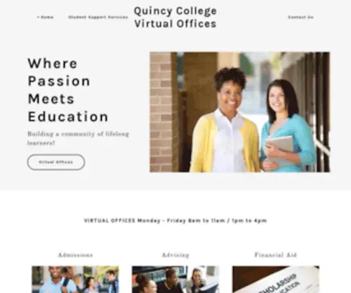 Qcvirtualoffices.net(Quincy College Virtual Offices) Screenshot