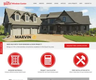 Qcwindows.com(Quad City Windows) Screenshot