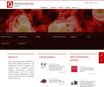 QD-Europe.com(Quantum Design Netherlands) Screenshot