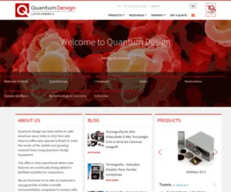 QD-Latam.com(Quantum Design Latin America) Screenshot