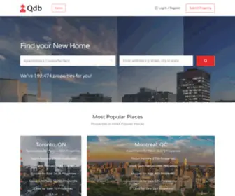 QDB.ca(Real Estate & Apartments/Condos) Screenshot