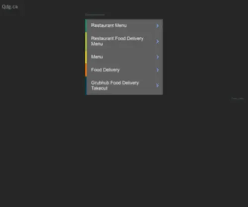 QDG.ca(Montreal Restaurants) Screenshot