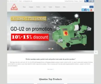 QDgrinder.com(CNC tool grinder) Screenshot