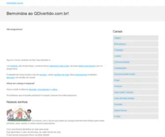 Qdivertido.com.br Screenshot