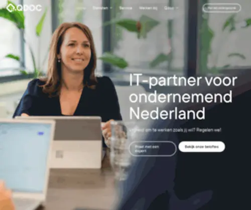 Qdoc.nl(IT-partner voor ondernemend Nederland) Screenshot