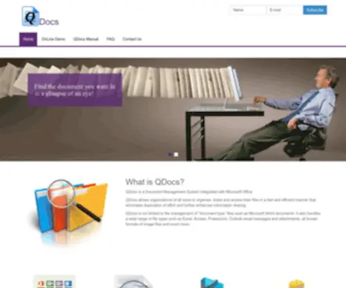 Qdocs.com(Document Management System) Screenshot