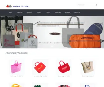 Qdorey.com(Qingdao Orey Bags Company Limited) Screenshot