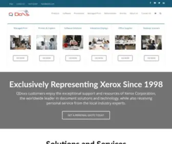 Qdoxs.com(QDoxs Office Solutions) Screenshot