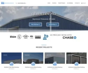 Qebuildings.com(Metal Buildings) Screenshot