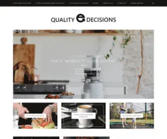 Qed-UK.com(A home appliance review blog) Screenshot