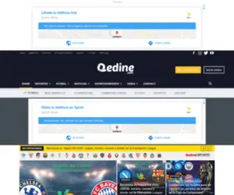 Qedine.com(Página oficial del diario QEDINE) Screenshot