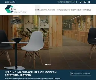 Qedocafeteriaseating.com(Qedo Cafeteria Seating) Screenshot