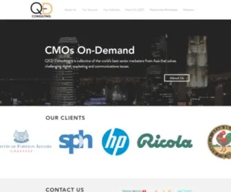 Qed.sg(QED Consulting) Screenshot