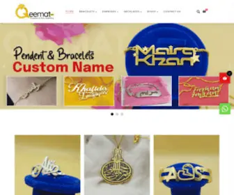 Qeemat.com(Qeemat Jewelers) Screenshot