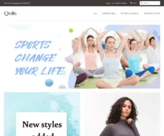 Qeils.com(Circular Design. Made Ethically. For Life. Your Peace) Screenshot