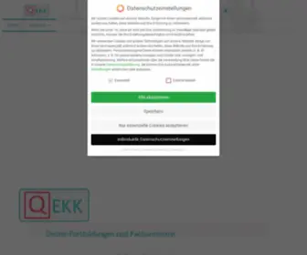 Qekk.de(Online-Fortbildungen und Fachseminare aus dem Eltern-Kind-Kurs-Bereich) Screenshot