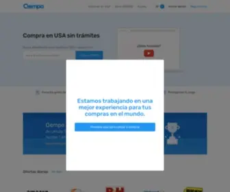 Qempo.com.co(Compra productos de usa y de todo el mundo desde colombia) Screenshot