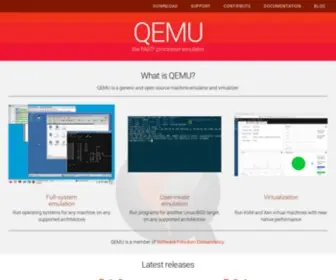 Qemu-Project.org(QEMU) Screenshot