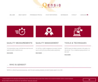 Qensio.com(Focus on Quality) Screenshot