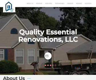 Qerenovations.com(Quality Essential Renovations) Screenshot