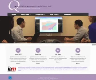 Qes-LLC.com(Economic Consulting) Screenshot