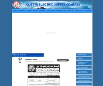 Qesco.com.pk(Qesco) Screenshot