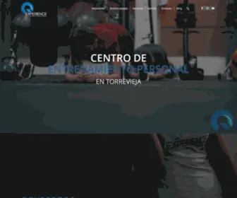 Qexperience.es(QExperience Centro de Entrenamiento Personal en Torrevieja) Screenshot