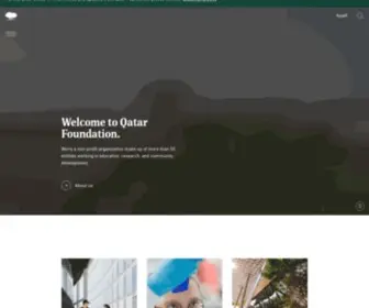 QF.com.qa(Qatar Foundation) Screenshot