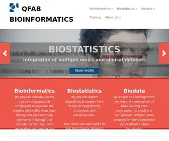 Qfab.org(QFAB BIOINFORMATICS) Screenshot