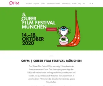 QFFM.de(Das Queer Film Festival München (QFFM)) Screenshot