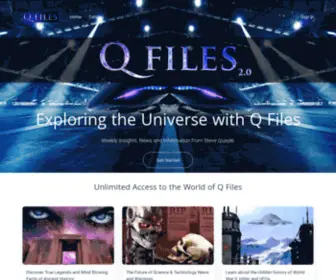 Qfiles.tv(Steve Quayle video blog) Screenshot