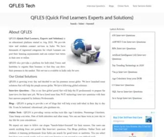 Qfles.com(IT Interview Questions) Screenshot