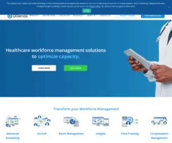 Qgenda.com(Healthcare Workforce Management Solutions) Screenshot