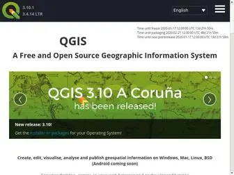 Qgis.com(Qgis) Screenshot
