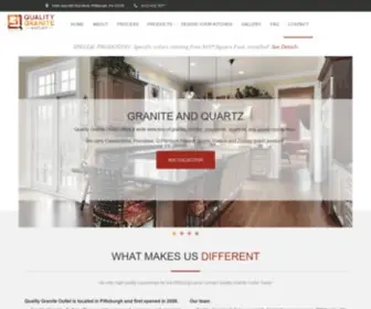 Qgoutlet.com(Quality Granite Outlet) Screenshot