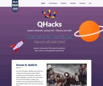 Qhacks.io(Queen's University) Screenshot