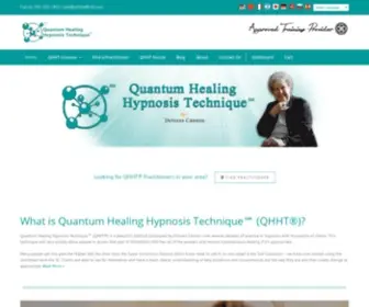 QHhtofficial.com(The official website of QHHT (Quantum Healing Hypnosis Technique developed by Dolores Cannon)) Screenshot