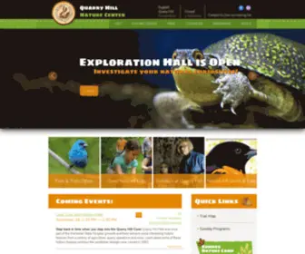 QHNC.org(Quarry Hill Nature Center) Screenshot