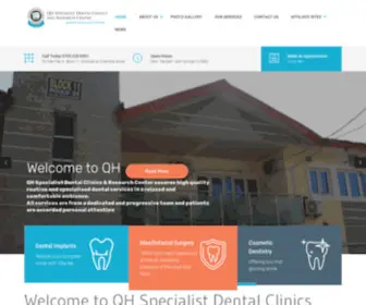 QHspecialistdentalclinics.com(Dental Clinic in Abuja Nigeria) Screenshot