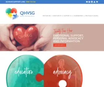 QHVSG.org.au(Specialising in Homicide Support & Recovery) Screenshot