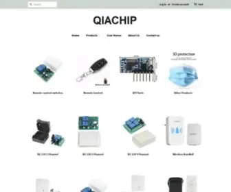 Qiachip.com(QIACHIP gives you the simplest and easy to use wireless remote control products. They include) Screenshot