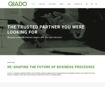 Qiado.com(Consultancy that goes beyond) Screenshot