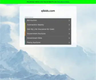 Qibids.com(QuiBids, Welcome to QuiBids Online Auctions) Screenshot