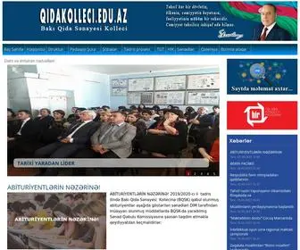 Qidakolleci.edu.az(Qida Sənayesi kolleci) Screenshot